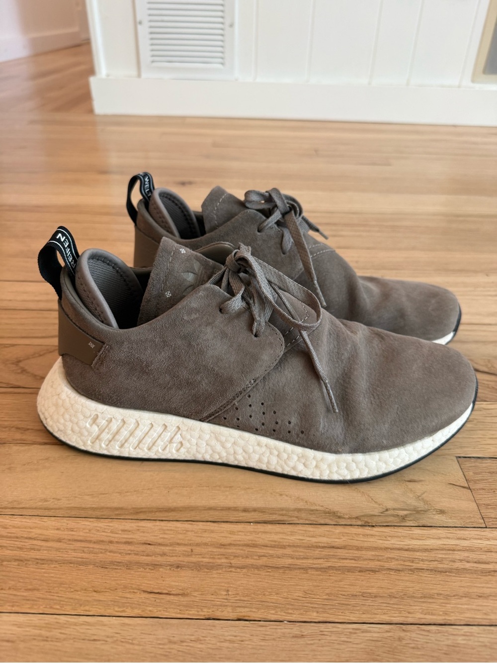 adidas Men's Gray Suede Chukka Boots